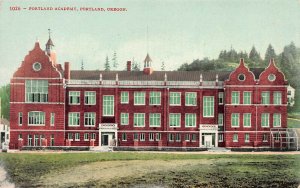 Portland Academy, Portland, Oregon, Early Postcard, Unused