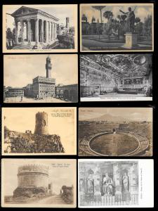 Postcard Tour of Italy (173) postcards ALL Unused & Fresh c1900s-1930s