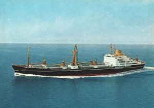 MS Arosia Cargo Ship Vintage Postcard BS17