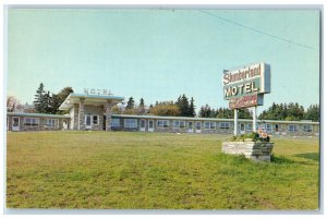 c1950's Slumberland Motel Aulac New Brunswick Canada Vintage Postcard