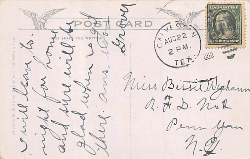 Bathing Scene - Galveston, Texas TX