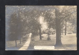 RPPC ST. LOUIS MISSOURI GLEN ECHO COUNTRY CLUB NORMANDY MO REAL PHOTO POSTCARD