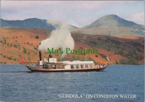 Cumbria Postcard - Gondola on Coniston Water, Lake District RR19105