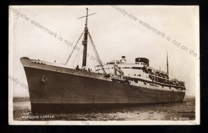 UC076 - Union Castle Liner - Athlone Castle - postcard