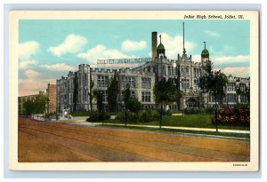 Vintage Joliet High School, Joliet, Ill. Postcard F144E