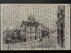 c1905 Yorkshire: Bradford, Church Bank (PM) BRADFORD Squared Circle