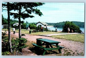 New Brunswick Canada Postcard Provincial Park New River Beach c1950's