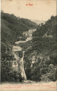 CPA La Cascade et Vallee de Linouvre - pres Mazamet (1087727)