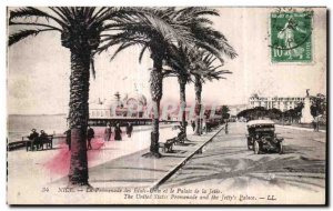 Old Postcard Nice Promenade of the US and the Palace of the Jetee Promenade T...