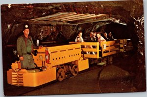 Postcard PA Ashland - Sightseeing in Pioneer Tunnel coal mine