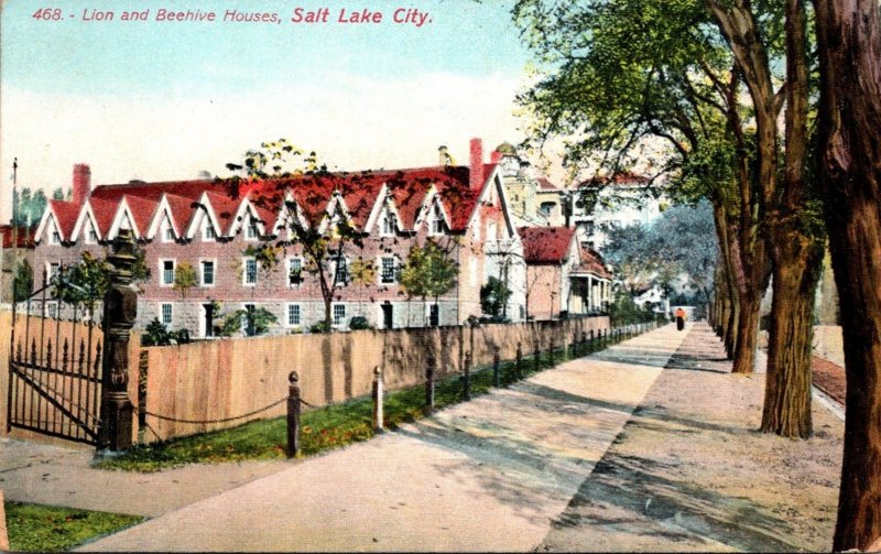 Utah Salt Lake City Lion and Beehive Houses