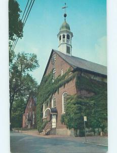 Unused Pre-1980 CHURCH SCENE Winston-Salem North Carolina NC A7375