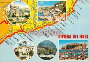 Postcard Modern Riviera Liguria