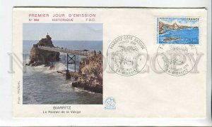 448598 France 1976 year FDC Biarritz Le Rocher de la Vierge