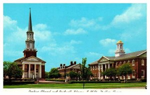 Postcard CHURCH SCENE Dallas Texas TX AQ4983