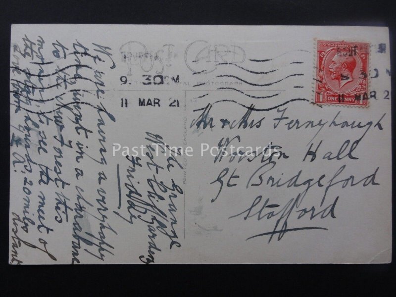 Dorset BOURNEMOUTH from West Cliff c1921 RP Postcard