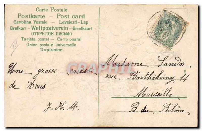 Old Postcard Angels Fancy Angel Dove