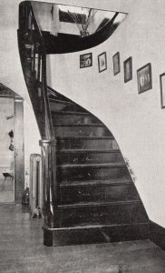 The Stairway James Whitcomb Riley Home Greenfield Indiana IN Vintage Postcard