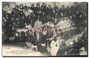 Old Postcard Les Baux Provence Midnight Mass Shepherds Messe The Pastrado di ...