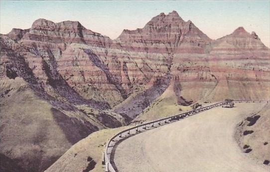 Cross Section Of A Prehistoric World The Badlands Nat Monument South Dakota H...