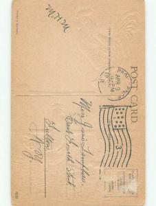 Divided-Back EASTER CHICK SCENE Cute Postcard AA0991