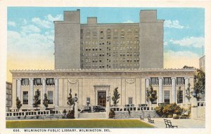 J57/ Wilmington Delaware Postcard c1910 Public Library Building 329