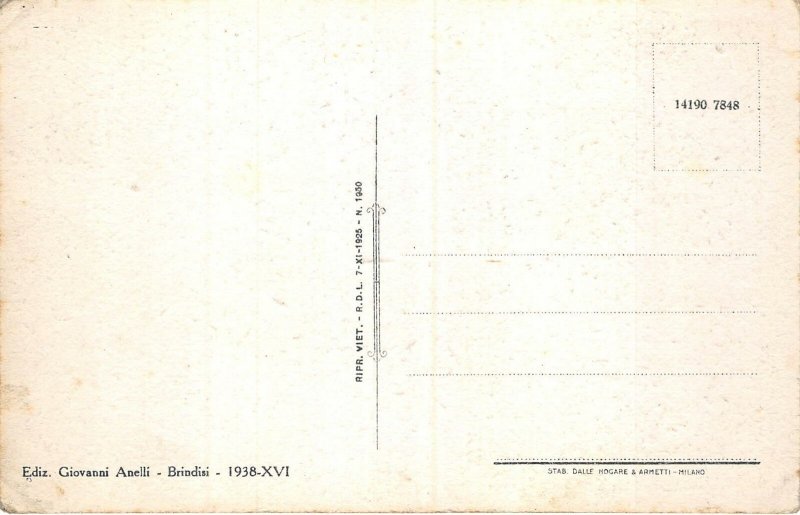 Lot119 brindisi monumento nazionale al marinaio d italia