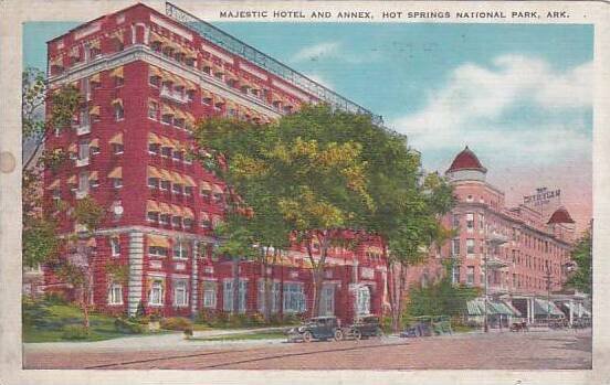 Arkansas Hot Springs National Park Majestic Hotel And Annex 1938