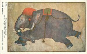 C-1910 Escaping Elephant Indian Mogul School British Museum Waterlow 11568