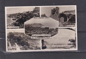 GREAT BRITAIN, SCARBOROUGH, c1930 composite ppc., 5 views, unused
