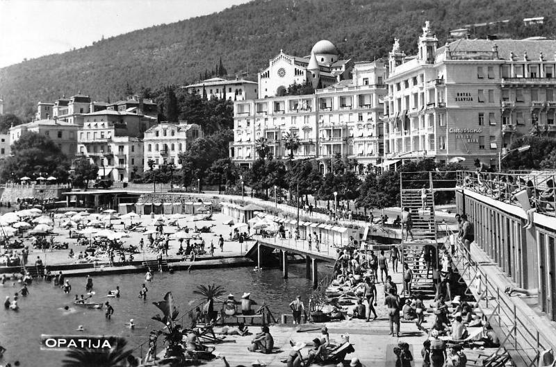 B97710 opatija croatia   real photo