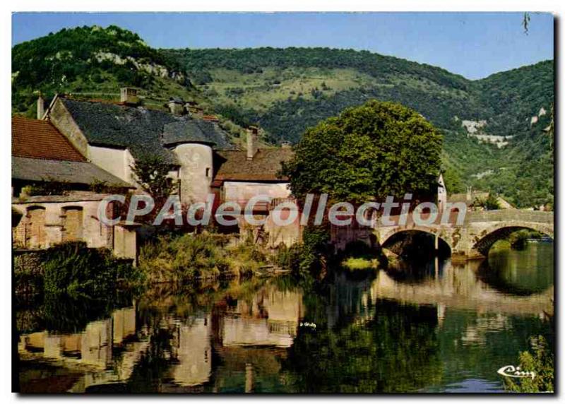 Postcard Modern Vuillafans Le Vieux Pont Sur La Loue