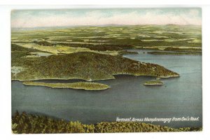 VT - Newport. Lake Memphremagog from Owl's Head 
