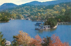 China Postcard Mount Lushan Flower Path Lake view