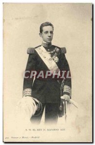 Old Postcard SM El Rey Alfonso XIII