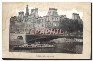 Postcard Old Paris City Hall