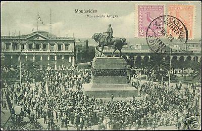 uruguay, MONTEVIDEO, Monumento Artigas (1924) Stamps