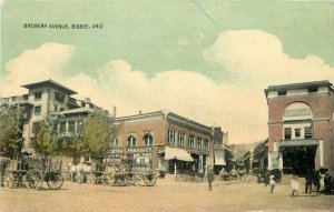 Bisbee Arizona Brewery Avenue C-1910 Postcard 7639