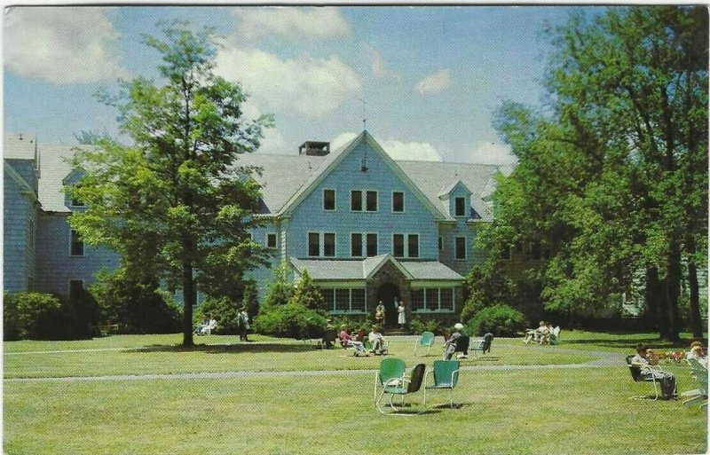 Vintage Postcard, Pocohanne Lodge, Pocono Pines, Pennsylvania 