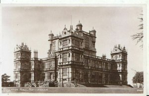 Nottinghamshire Postcard - Wollaton Hall - Nottingham - Real Photo - Ref 7139A