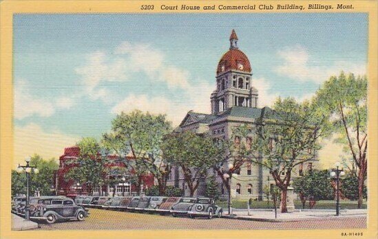 Court House And Commercial Club Building Billings Montana