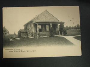 GROTON CT Memorial House c1910 Postcard
