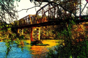 Georgia Albany Bridge Over Flint River