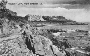 MILLBURY COVE York Harbor, Maine c1940s Rare Vintage Postcard