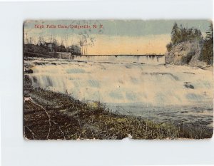 Postcard High Falls Dam, Dolgeville, New York