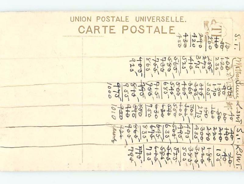 Old Postcard SHOMEN Itsukushima - Miyajima - Hiroshima Bay Japan F5047