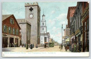 New Bedford MA~North Congregational Church~Purchase Street~FW Woolworth~TUCK 