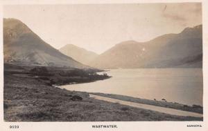 Wastwater England Scenic Waterfront Real Photo Antique Postcard K93306