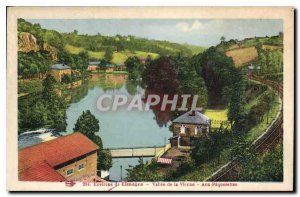 Old Postcard Limoges Vallee surroundings of the Vienna To Paquerettes
