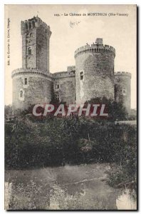 Old Postcard The Castle of Montbrun Haute Vienne